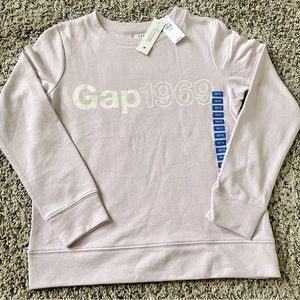 Gap Logo Girls size 8 & 10/12 Sweatshirt/Crewneck Top, light pink